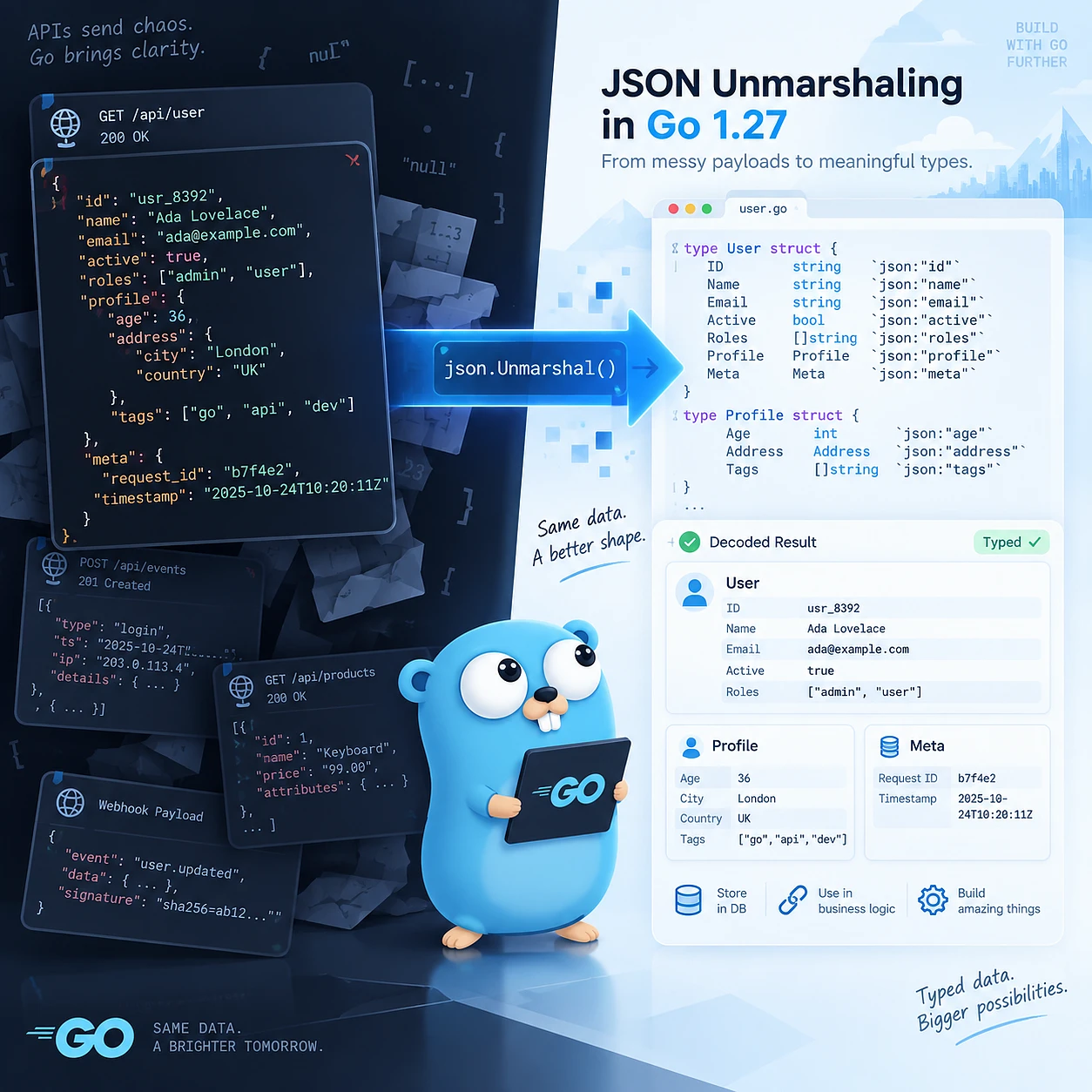 Go 1.27 JSON декодирование: encoding/json/v2 на практике